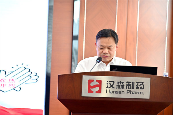 漢森制藥精益營(yíng)銷管理升級(jí)推進(jìn)辦主任、營(yíng)銷副總裁敖凌松先生