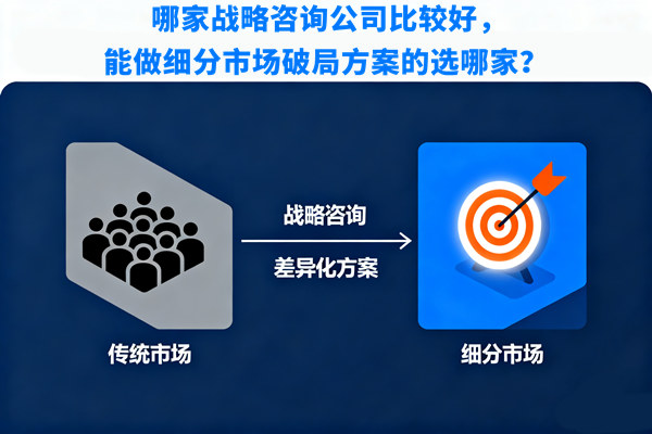 哪家戰(zhàn)略咨詢公司比較好，能做細(xì)分市場(chǎng)破局方案的選哪家？