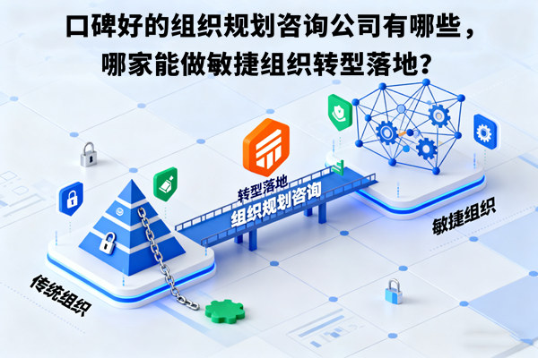 口碑好的組織規(guī)劃咨詢公司有哪些，哪家能做敏捷組織轉(zhuǎn)型落地？