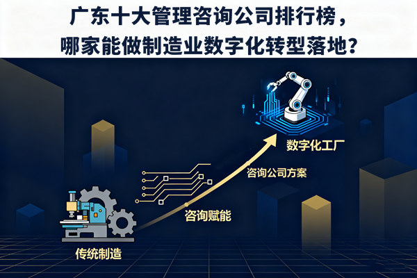 廣東十大管理咨詢公司排行榜，哪家能做制造業(yè)數(shù)字化轉(zhuǎn)型落地？